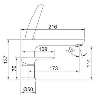 Смеситель на борт ванны Raglo R03.31 хром